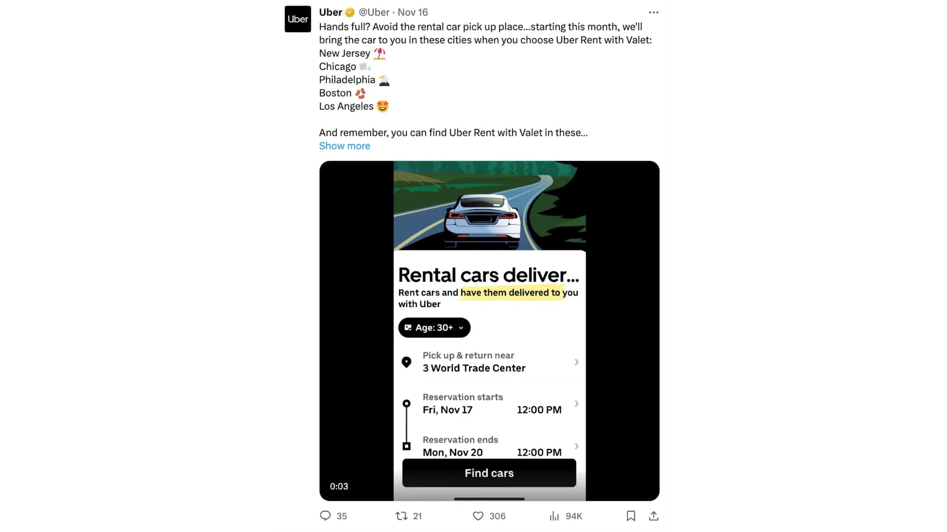 圖片來源:Uber twitter